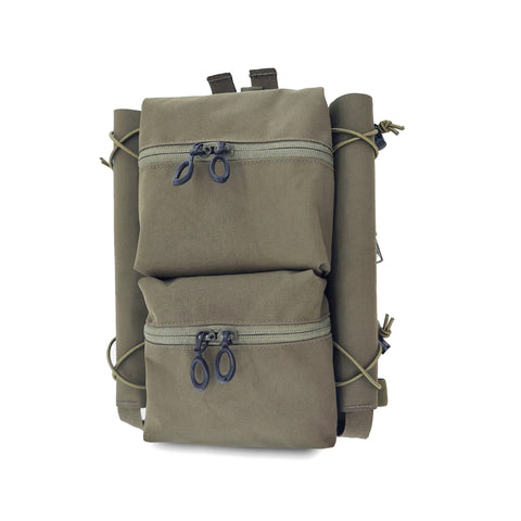 Agility Systems Back Panel Charge Double Pouch  - Tacvaults