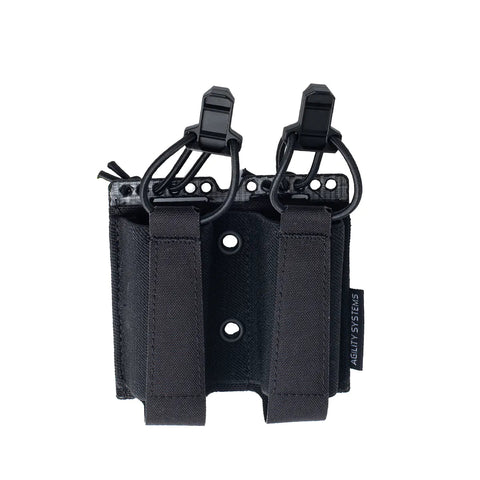 Agility Systems Double Elastic 9mm Pouch  - Tacvaults
