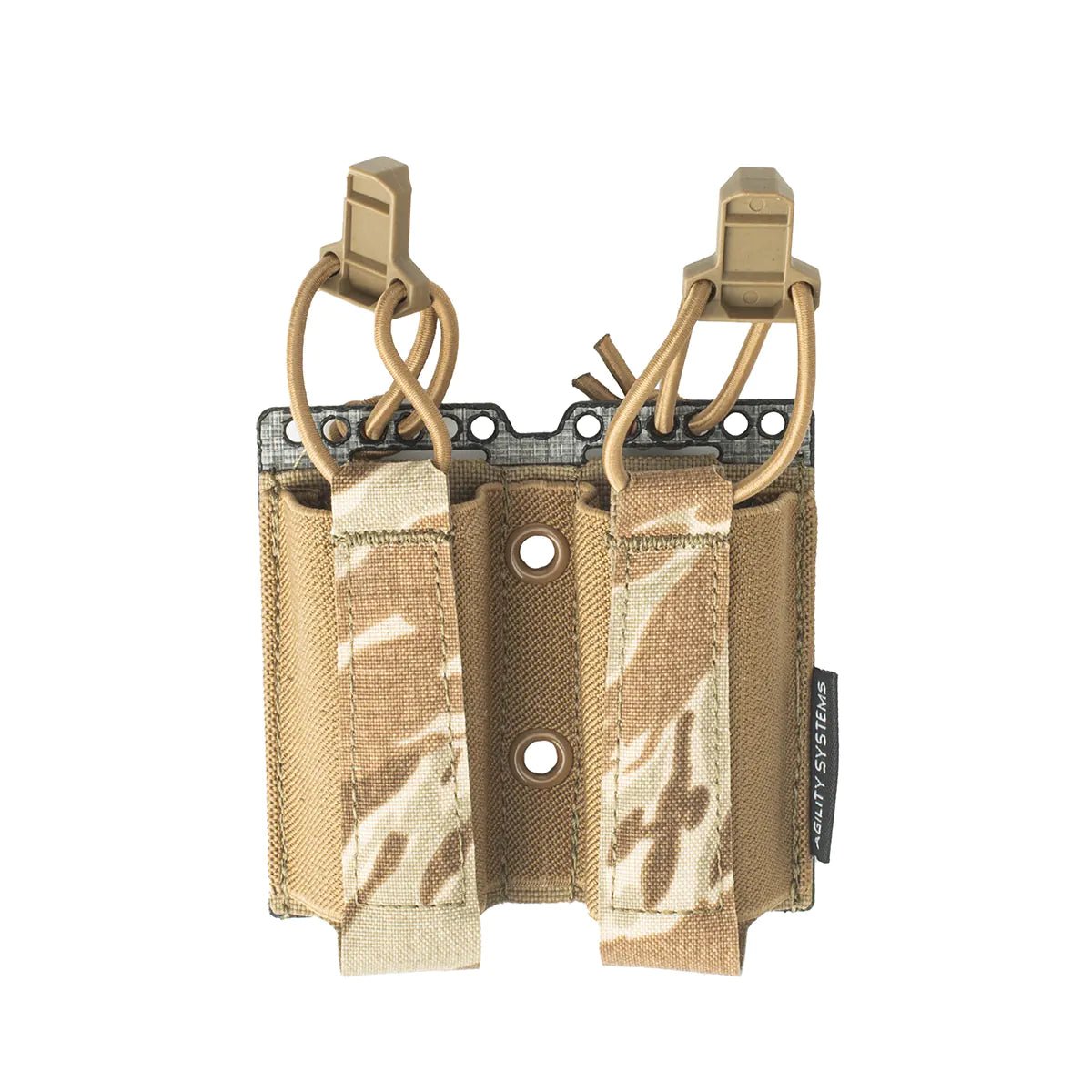 Agility Systems Double Elastic 9mm Pouch  - Tacvaults