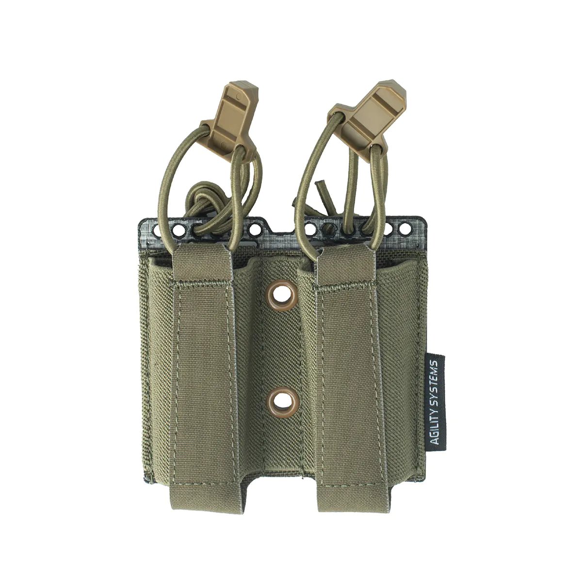 Agility Systems Double Elastic 9mm Pouch  - Tacvaults