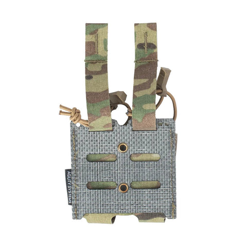 Agility Systems Double Elastic 9mm Pouch  - Tacvaults