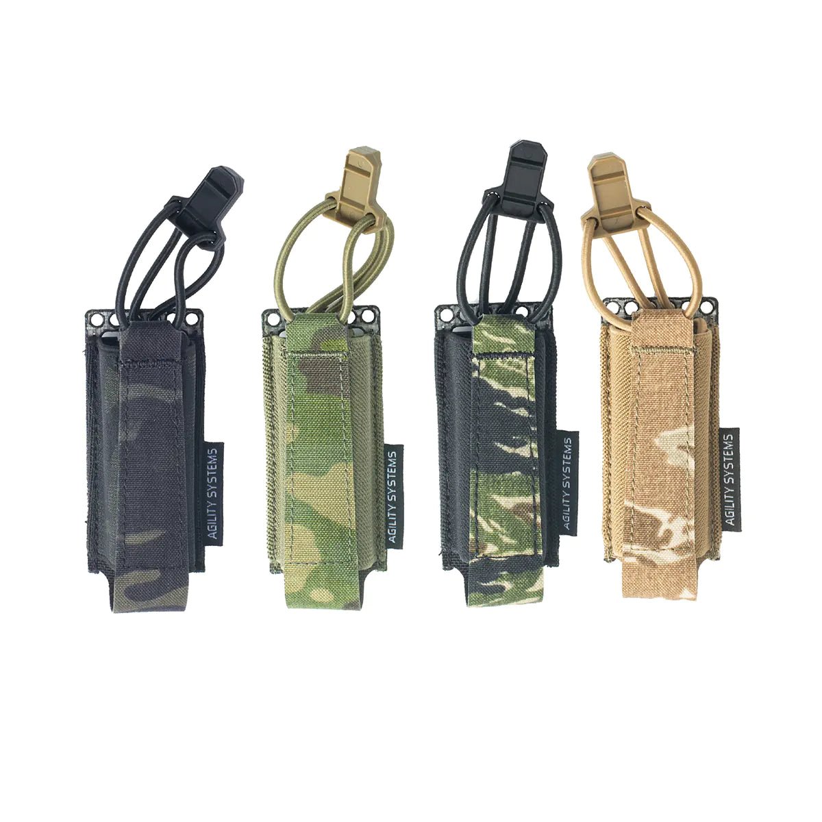 Agility Systems Single Elastic 9mm Pouch  - Tacvaults