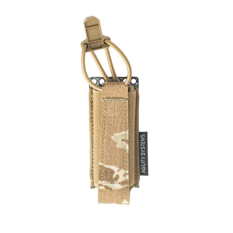 Agility Systems Single Elastic 9mm Pouch  - Tacvaults