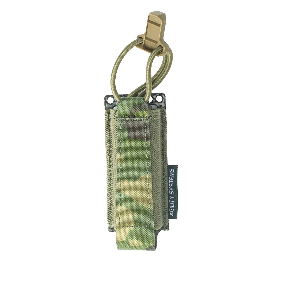 Agility Systems Single Elastic 9mm Pouch  - Tacvaults