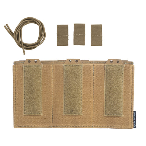 Agility Systems Triple Elastic Magazine Pouch  - Tacvaults