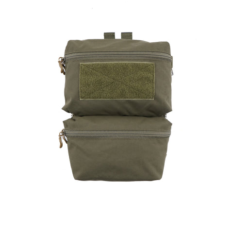 Ape Force Gear Back Panel Double Pouch  - Tacvaults