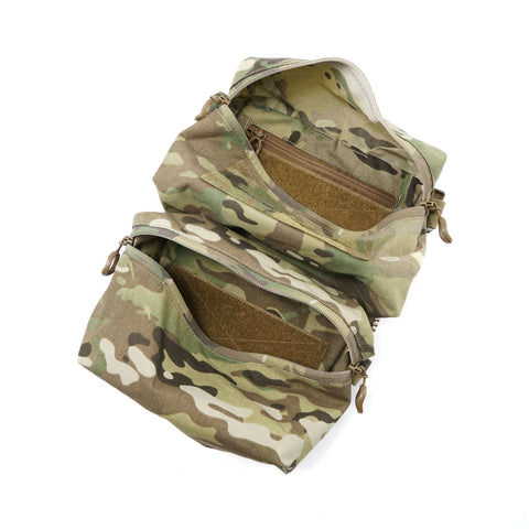 Ape Force Gear Back Panel Double Pouch  - Tacvaults