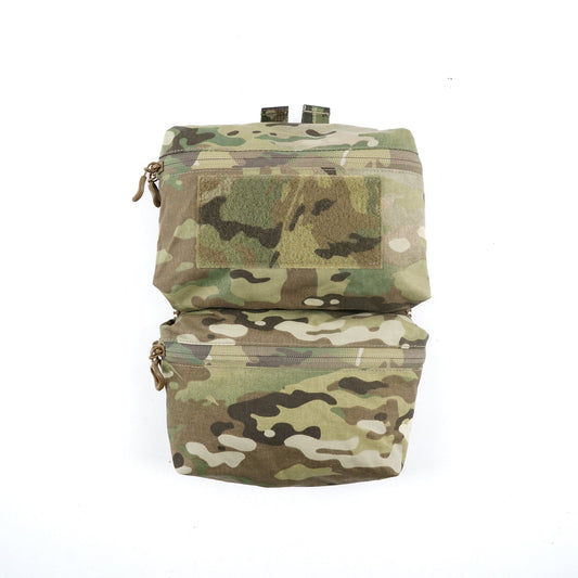 Ape Force Gear Back Panel Double Pouch  - Tacvaults