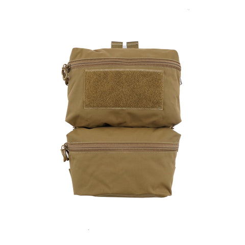 Ape Force Gear Back Panel Double Pouch  - Tacvaults