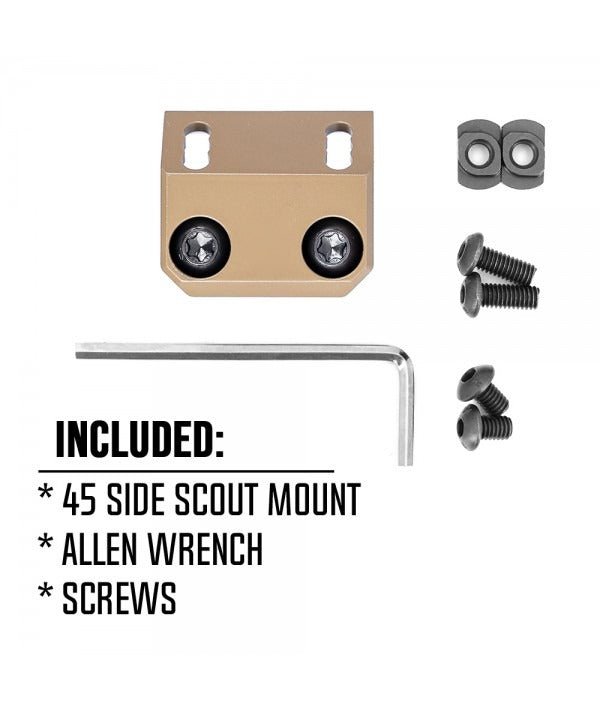 SOTAC 45° Offset Scout Mount M - Lok  - Tacvaults