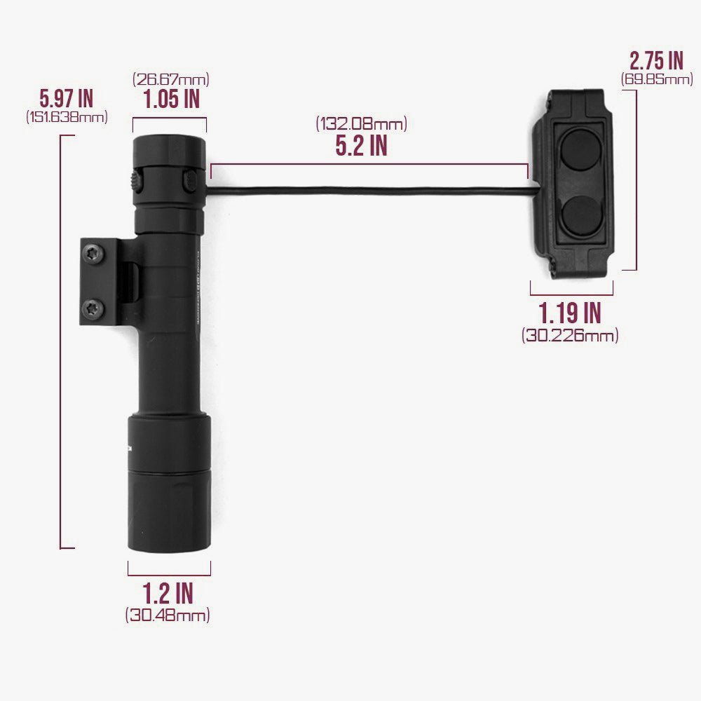 Sotac Gear REIN 2.0 Full Size Flashlight  - Tacvaults