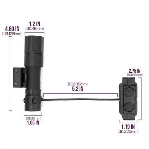 Sotac Gear REIN 2.0 Micro Flashlight  - Tacvaults