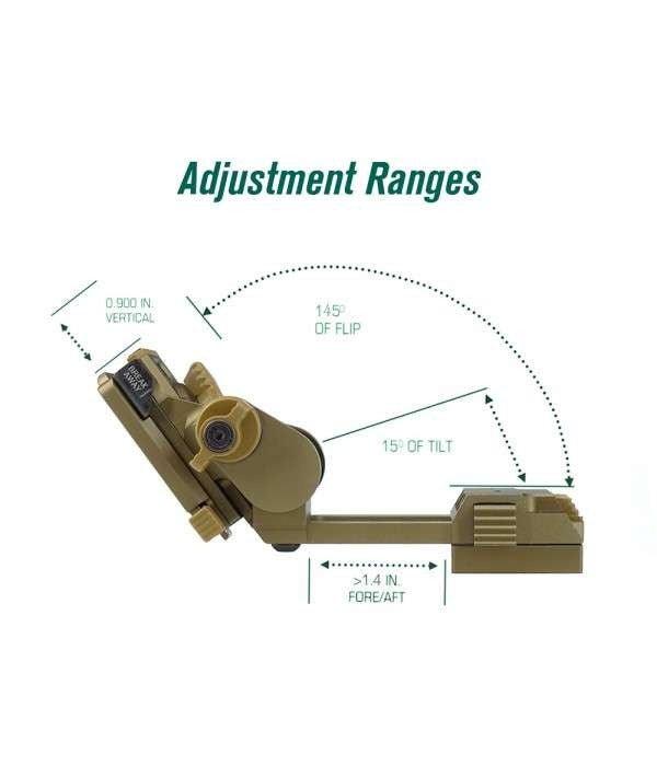 SOTAC L4G24 NVG Mount Extended Version Type III Hard Coat Anodized  - Tacvaults