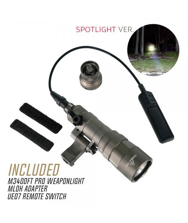 SOTAC M340DFT Turbo Mini Scout Light Pro (With Add - ons)  - Tacvaults