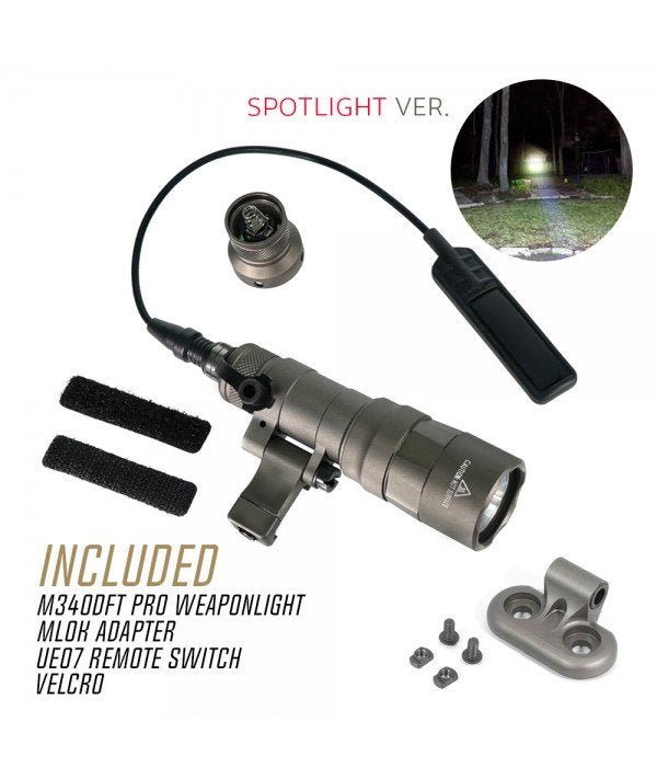 SOTAC M340DFT Turbo Mini Scout Light Pro (With Add - ons)  - Tacvaults
